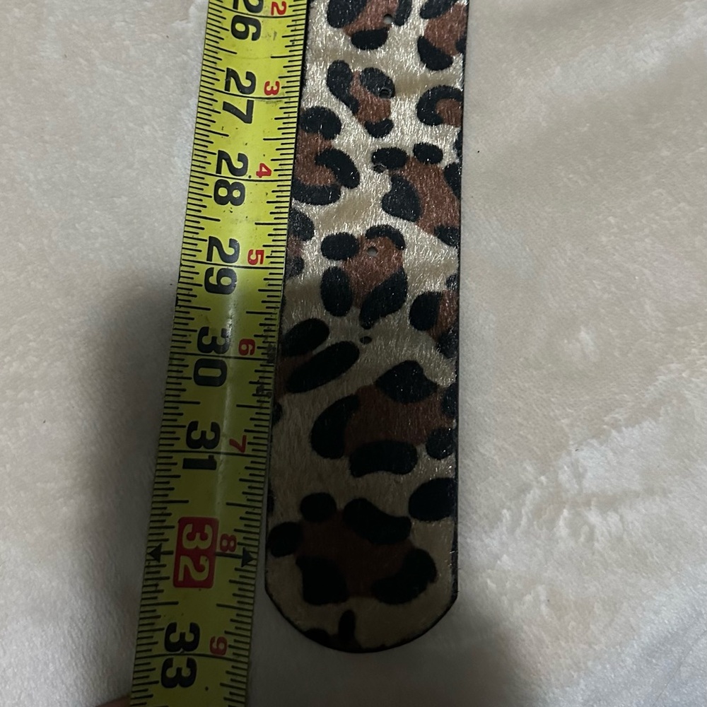 Leopard Print Belt - Picture 7 of 9
